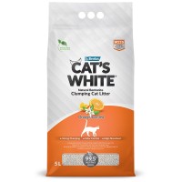 Cat's White Orange (Кэтс Вайт комкующийся наполнитель с ароматом апельсина)