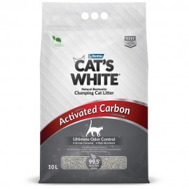 Cat's White Activated Carbon (Кэтс Вайт комкующийся наполнитель с активированным углем) - Cat's White Activated Carbon (Кэтс Вайт комкующийся наполнитель с активированным углем)