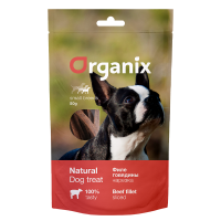 Organix (Органикс лакомство для собак малых пород нарезка из филе говядины 100% мясо)