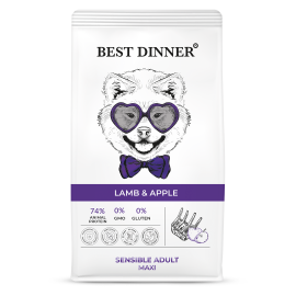 Best Dinner Sensible Adult Maxi Lamb & Apple (Бест Диннер для собак крупных пород с ягненком и яблоком) - Best Dinner Sensible Adult Maxi Lamb & Apple (Бест Диннер для собак крупных пород с ягненком и яблоком)