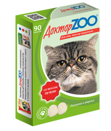 ДокторZOO ( Доктор ЗОО мультивитаминное лакомство для кошек со вкусом печени (12993)) - ДокторZOO ( Доктор ЗОО мультивитаминное лакомство для кошек со вкусом печени (12993))