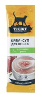 TiTBiT крем-суп с кусочками утки для кошек