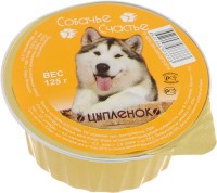 Собачье счастье консервы для собак Цыпленок 125г (37407)