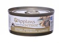 Applaws кусочки в желе для пожилых кошек с тунцом и сардинками, Senior Cat Tuna with Sardine in Jelly