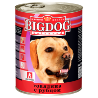 Зоогурман консервы для собак "Big Dog" говядина с рубцом 850г (38482)