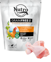 NUTRO Grain Free Adult Dog (Нутро беззерновой для собак со свежей курицей и экстрактом розмарина)