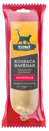 TiTBiT колбаса вареная филейная из мяса телятины для кошек - TiTBiT колбаса вареная филейная из мяса телятины для кошек
