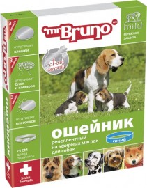 Мистер Бруно Ошейник для собак от блох и клещей, 36235 - 36235.jpg