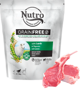 NUTRO Grain Free Adult Dog (Нутро беззерновой для собак с ягненком и экстрактом розмарина)