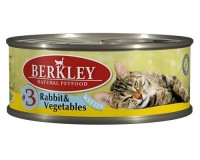 Berkley (Беркли) 75102 консервы для котят №3 Кролик с овощами 100г (37008)