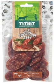 TiTBiT колбасный двор лакомство для собак нарезка бергамо - TiTBiT колбасный двор лакомство для собак нарезка бергамо
