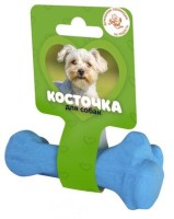 Зооник игрушка для собак кость литая малая пластикат 11см