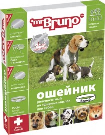 Мистер Бруно Ошейник для собак от блох и клещей, 45090 - 45090.jpg