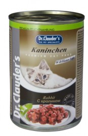 Доктор Клаудер консервы для кошек с кроликом 415г (87579) - Доктор Клаудер консервы для кошек с кроликом 415г (87579)