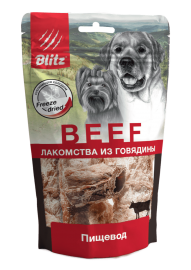 Blitz Sensitive Лакомство сублимированное для собак пищевод - Blitz Sensitive Лакомство сублимированное для собак пищевод