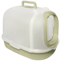 Triol HYGIENE (Триол туалет для кошек закрытый "Гигант" (совок в комплекте), оливковый)