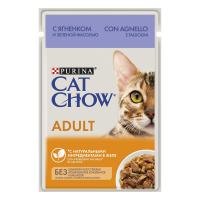 Cat Chow пауч для кошек с ягненком и зеленой фасолью в желе (232067паучи/)