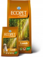 Farmina Ecopet Natural Adult Lamb (Фармина сухой корм премиум класса для взрослых собак средних пород с ягненком)